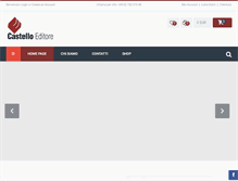 Tablet Screenshot of castelloeditore.com